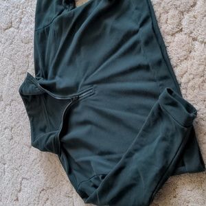 Dark Green Zyia 1/4 zip - medium